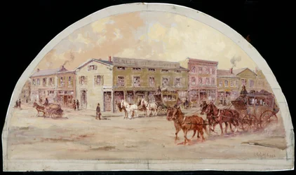 Frink und Walkers Postkutschenbüro, 1850, 1900